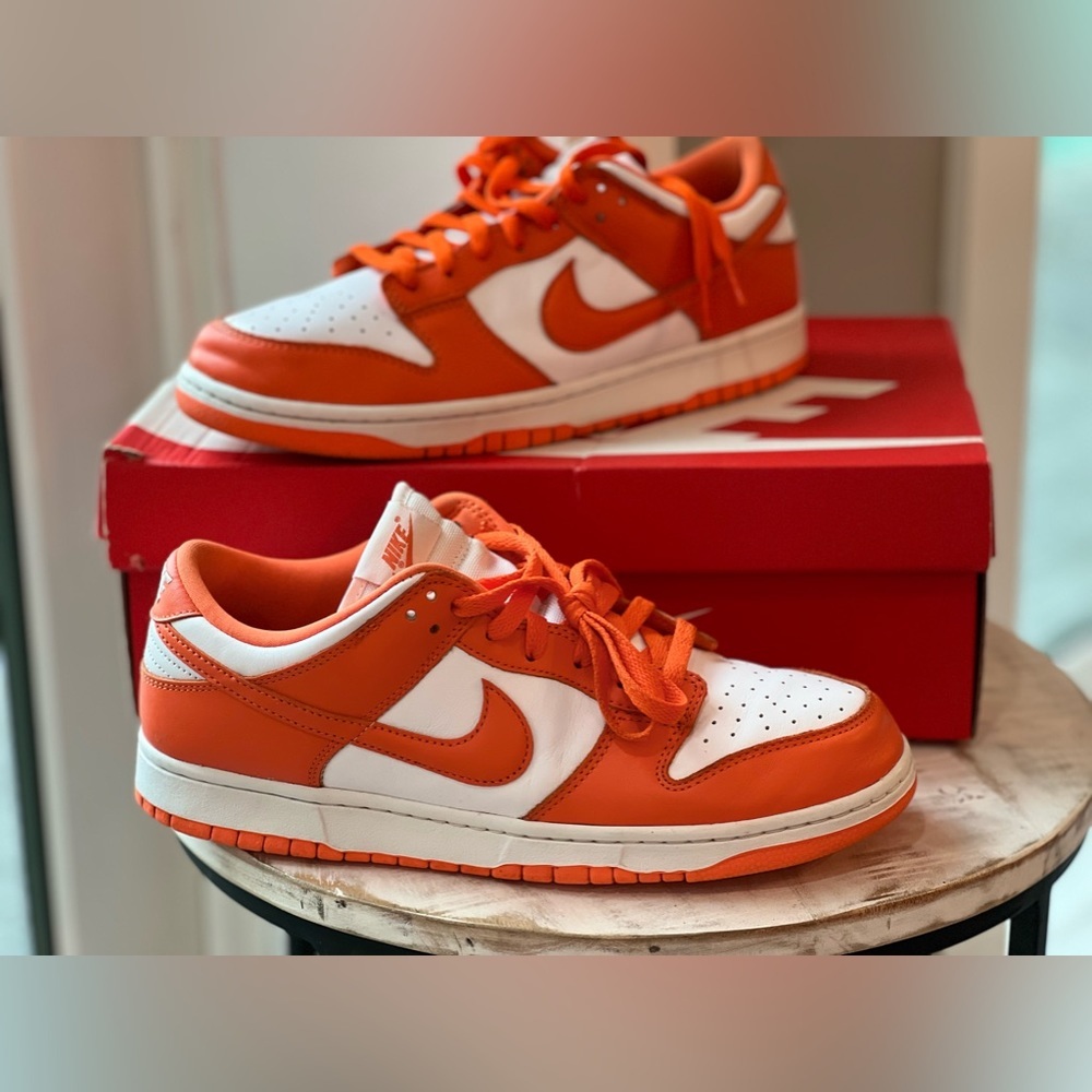 Nike Dunk Low SP Syracuse size 10 orange sneakers